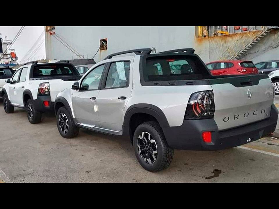 Flagra da nova Renault Oroch 2023