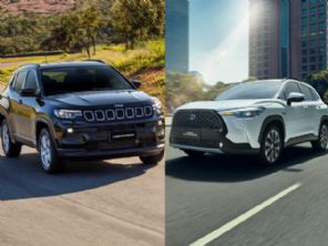 SUVs na faixa de R$ 160.000: Jeep Compass Sport ou Toyota Corolla Cross XR?