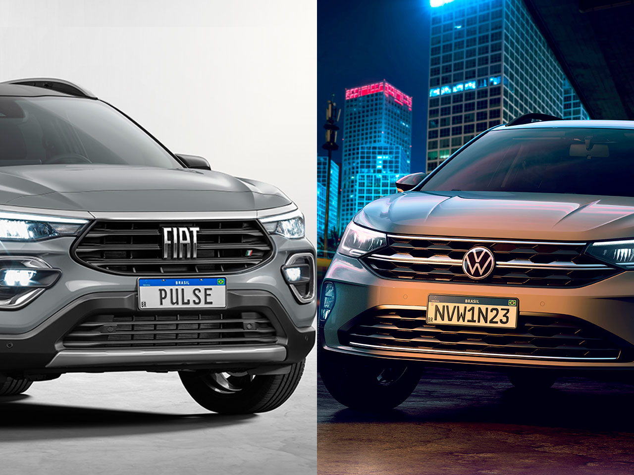 Fiat Pulse e Volkswagen Nivus