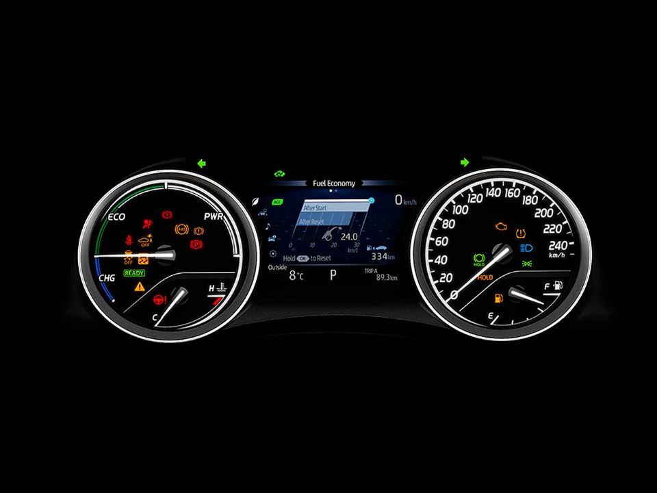 Toyota�Camry 2023 - painel de instrumentos