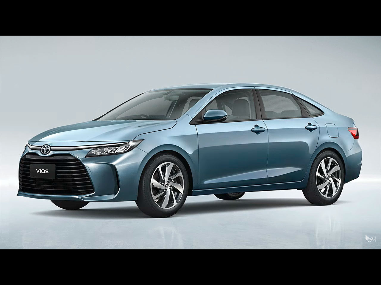 Projeção do designer Theo para a nova geração do Toyota Yaris/Vios