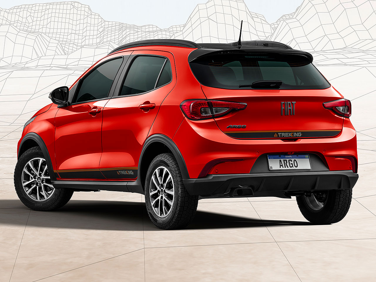 Fiat�Argo 2023 - �ngulo traseiro