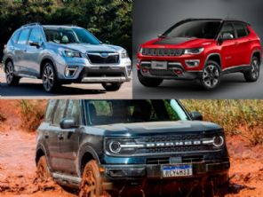 Ford Bronco Sport, Jeep Compass Trailhawk ou Subaru Forester?
