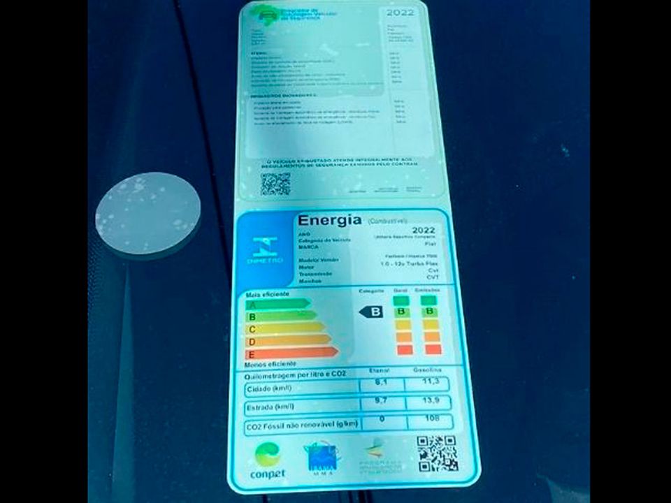 Etiqueta de consumo do Fastback 1.0 turbo antecipa alguns dados oficiais da novidade