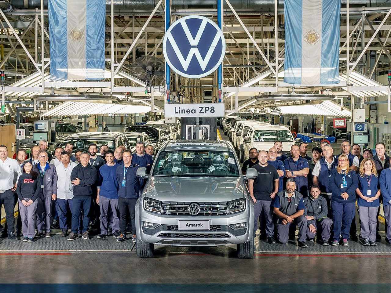 A Volkswagen comemorou a produo de 700 mil picapes Amarok produzidas na Argentina