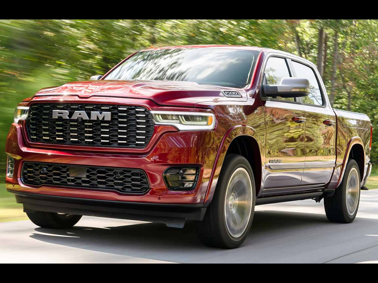 RAM�1500 2024 - �ngulo frontal