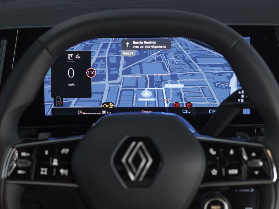 Renault�Espace 2024 - painel de instrumentos