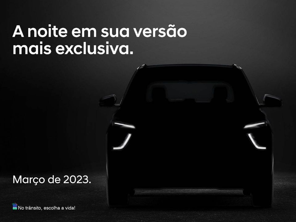 Teaser da Hyundai anuncia estreia de nova versão do Creta neste mês