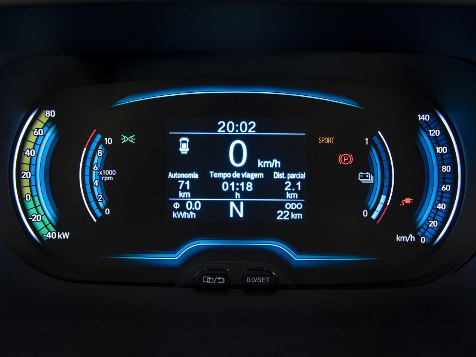 CAOA Chery�iCar 2023 - painel de instrumentos