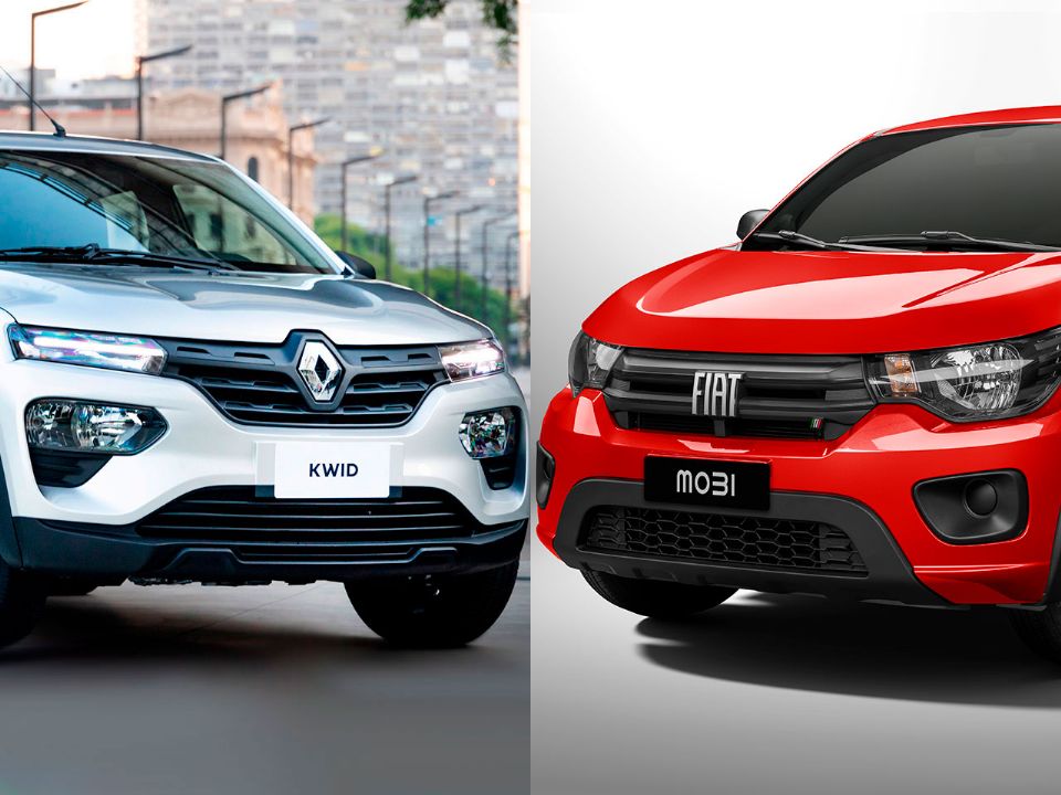 Renault Kwid e Fiat Mobi estão entre os carros que terão descontos em plano do governo