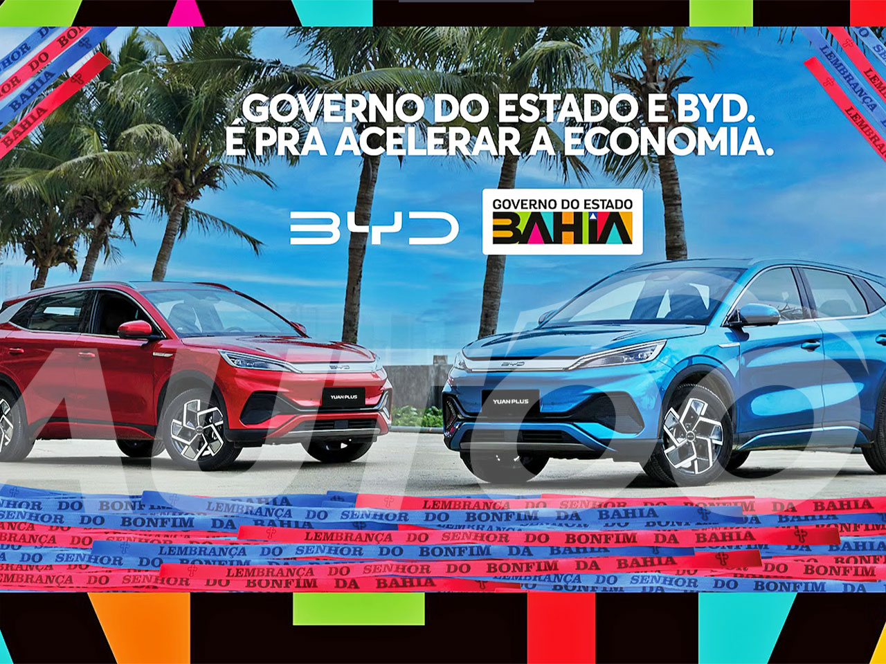 BYD anuncia investimento na Bahia: empresa ter trs fbricas onde a Ford produzia carros at 2021