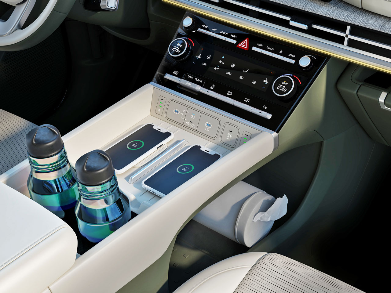 Hyundai�Santa Fe 2024 - console central