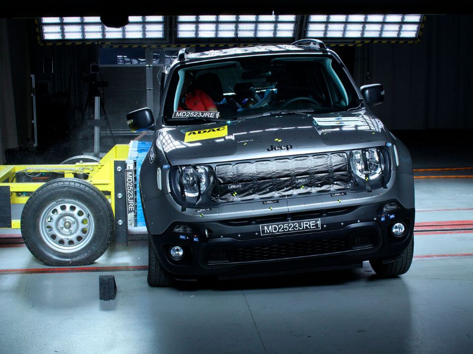 Jeep Renegade em teste do Latin NCap