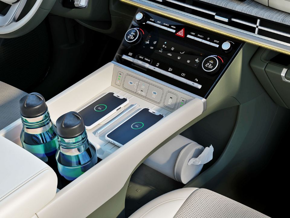Hyundai�Santa Fe 2024 - console central