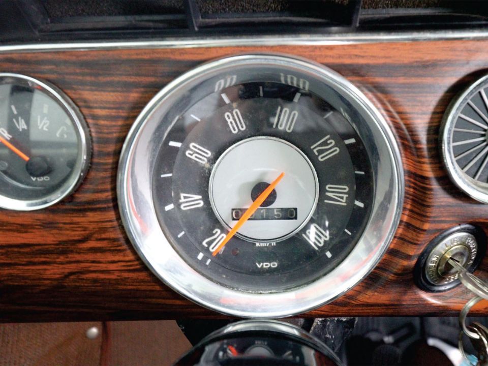 Volkswagen�Variant 1970 - painel de instrumentos