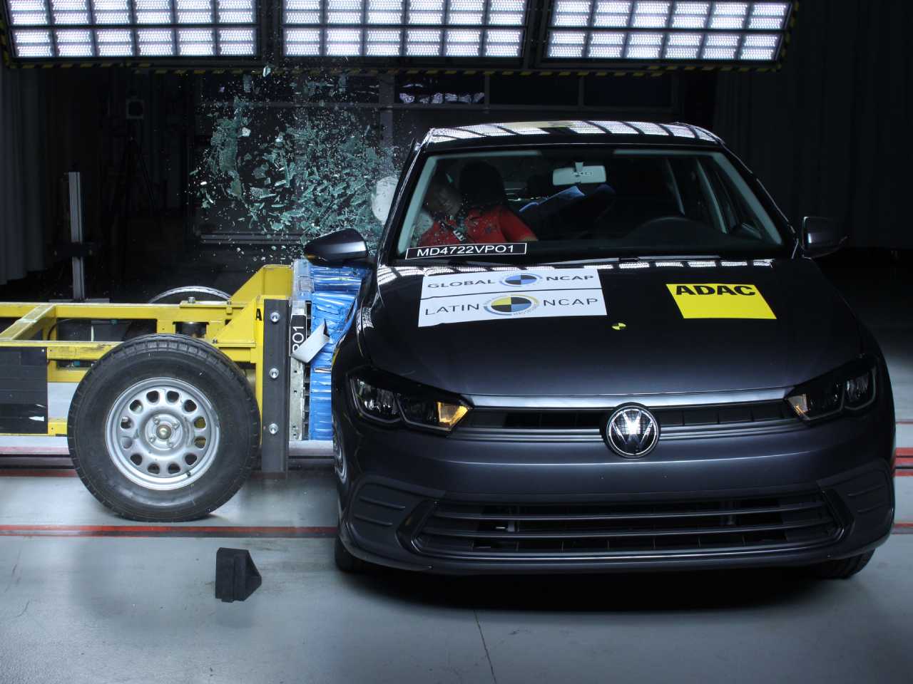 Conforme os resultados do Latin NCAP, o VW Polo Track tem nvel de segurana equivalente o das demais verses