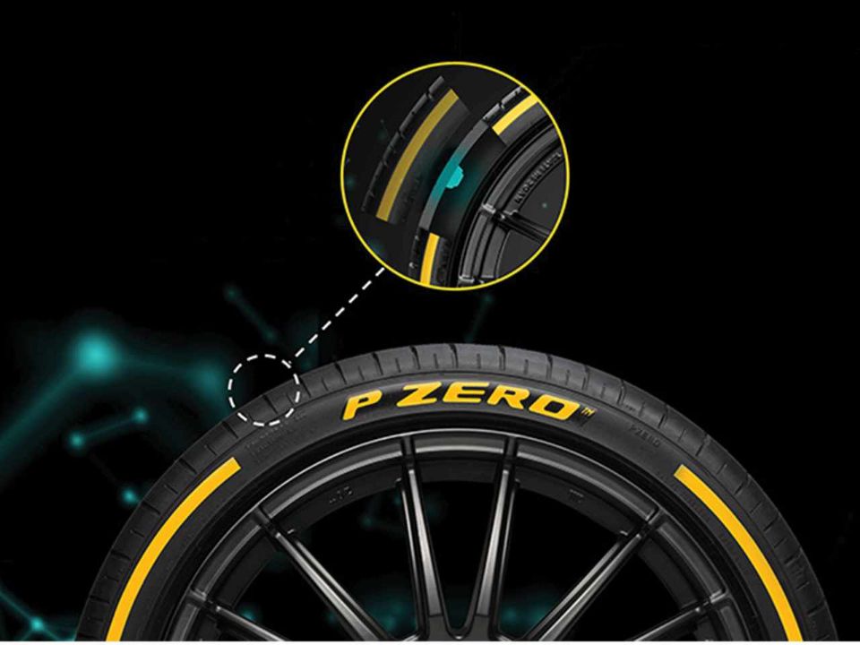 Pneu Pirelli  Cyber Tyre funciona com tecnologia 5G para antecipar problemas como poças d´água e buracos