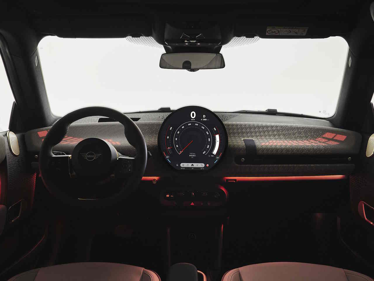 Mini�Hatch 3 portas 2024 - console central