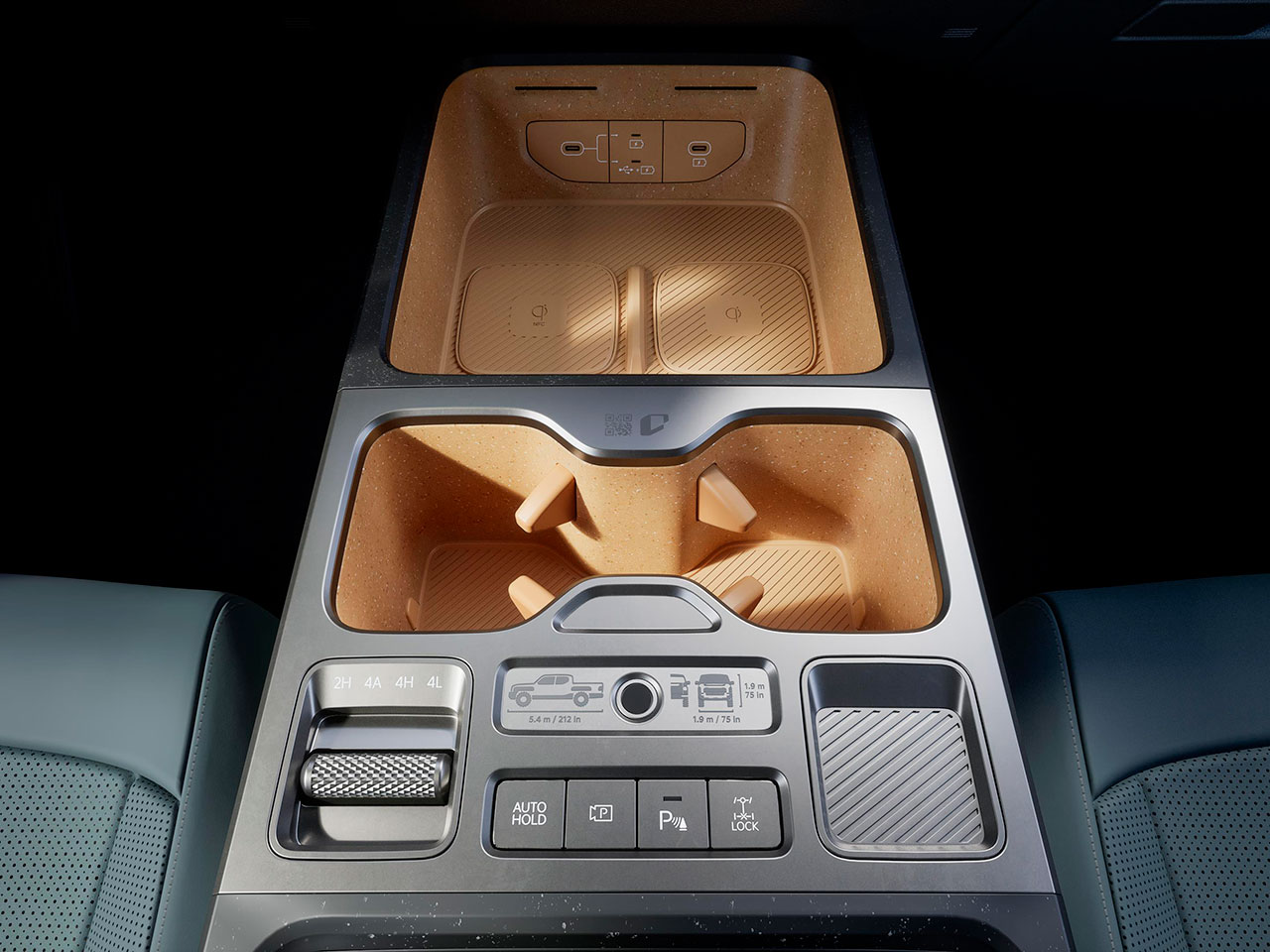 Kia�Tasman 2025 - console central