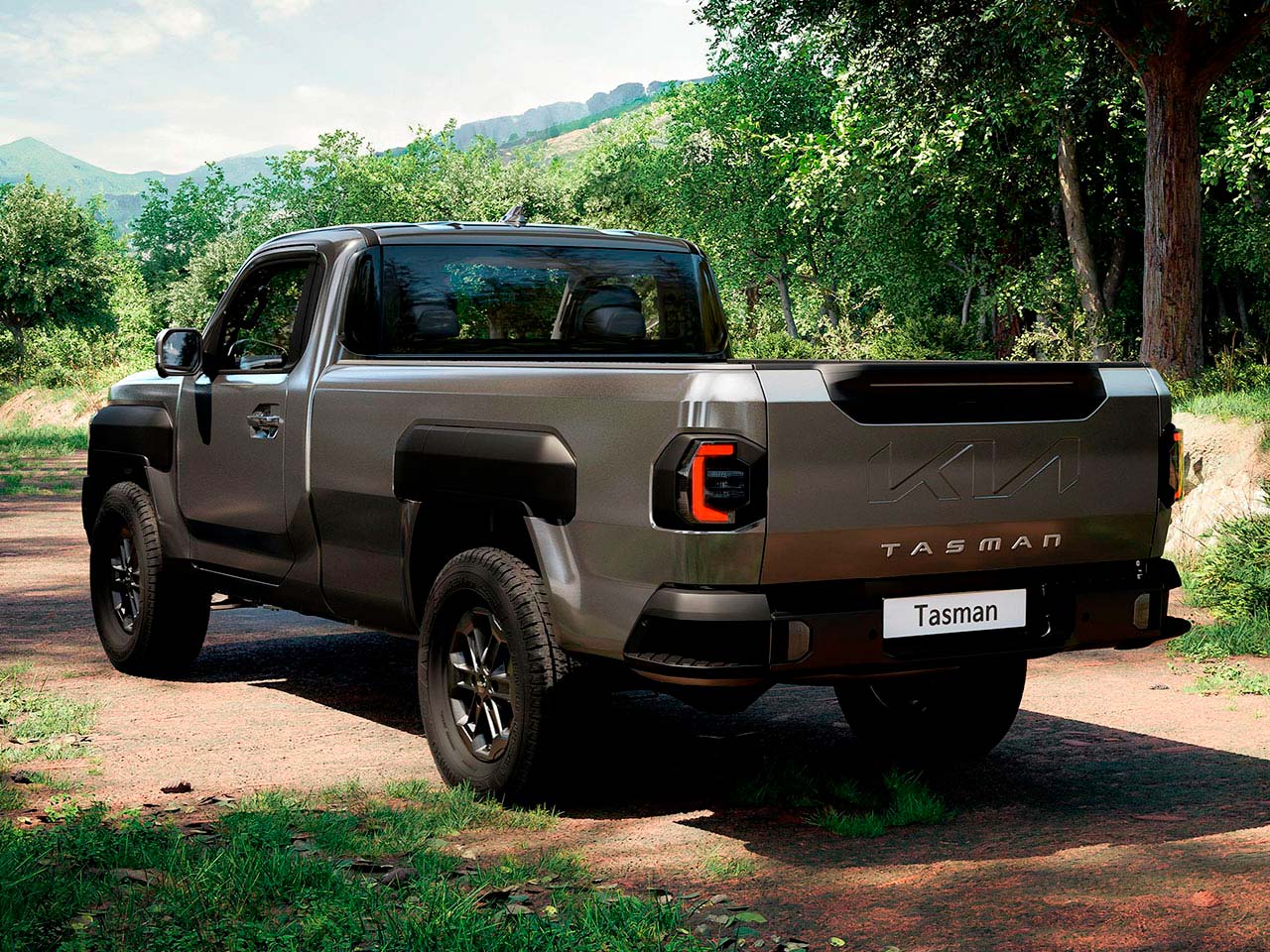 Kia�Tasman 2025 - �ngulo traseiro