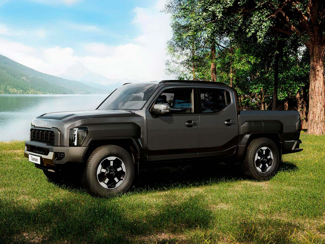 Kia�Tasman - Foto 10 de 15 - 1600 x 1200 pixels2025 - �ngulo traseiro