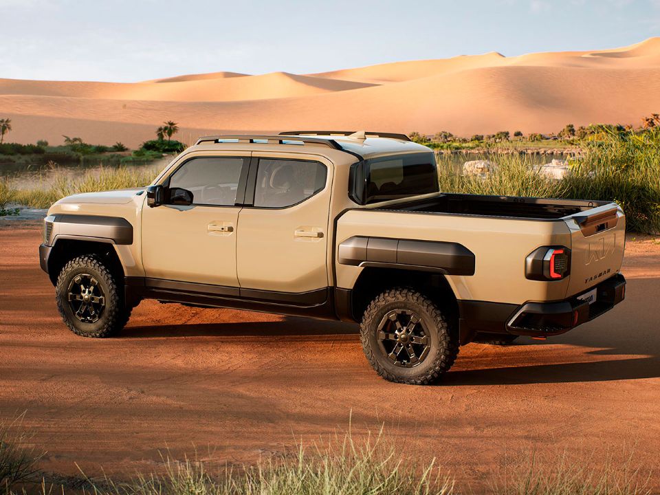 Kia�Tasman 2025 - �ngulo traseiro