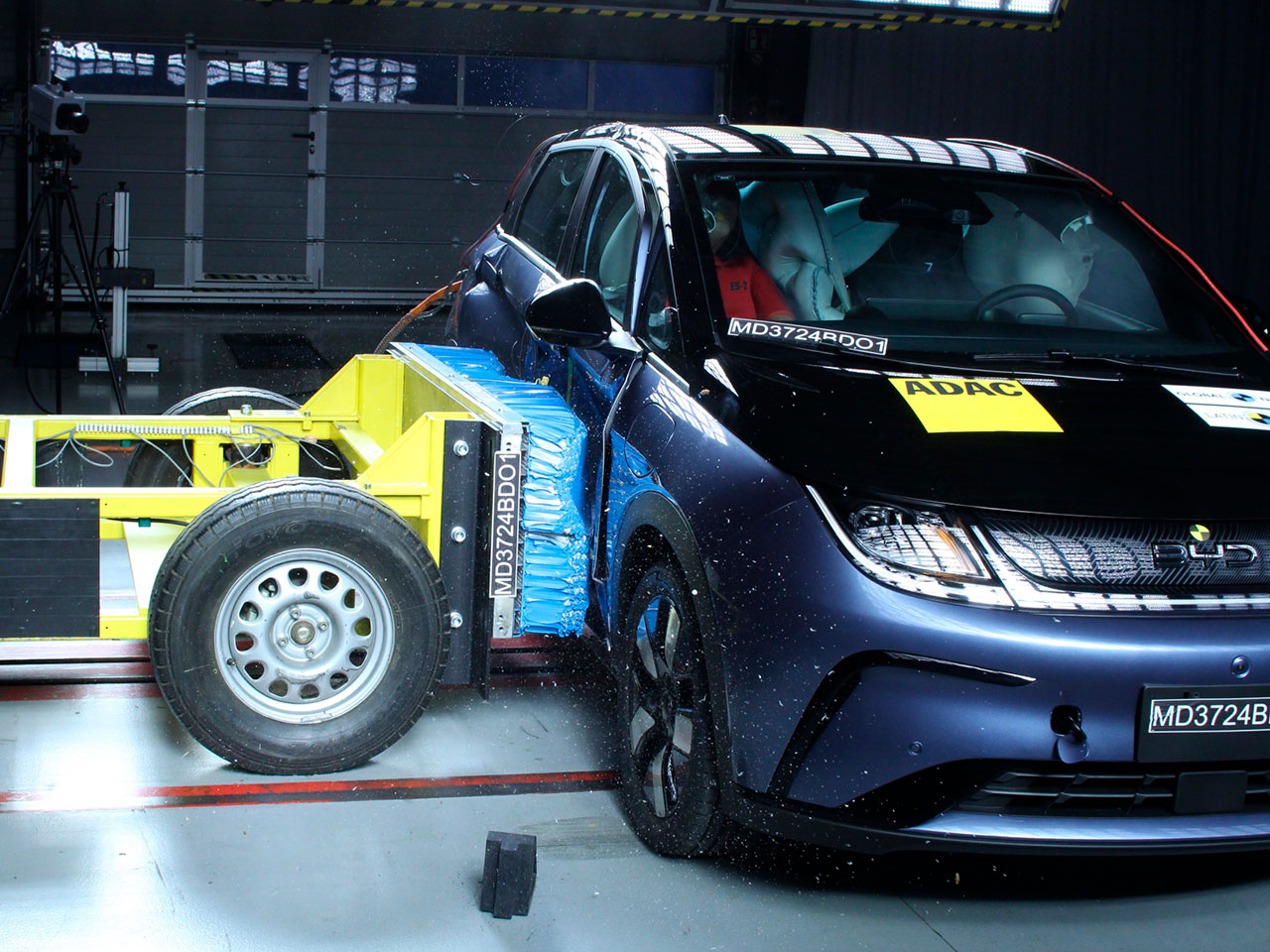 BYD Dolphin Plus em teste de impacto pelo Latin NCAP BYD Dolphin Plus em teste de impacto pelo Latin NCAP