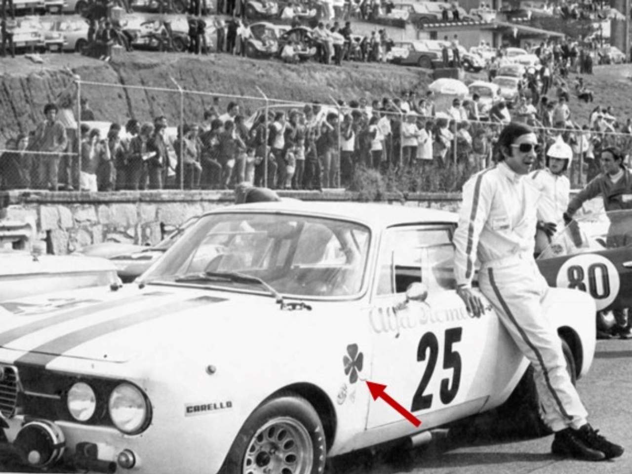 Alfa Romeo GTAm com o qual Abilio Diniz venceu as Mil Milhas de Interlagos 1970 tinha um trevo de 4 folhas na carroceria