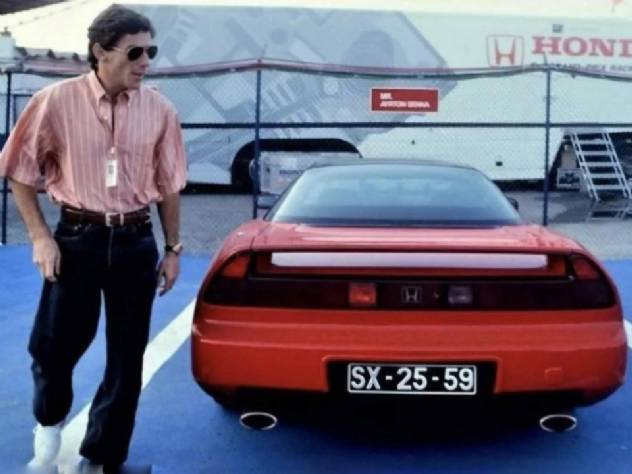 Honda NSX que foi de Senna aparece  venda na internet por R$ 3,2 milhes