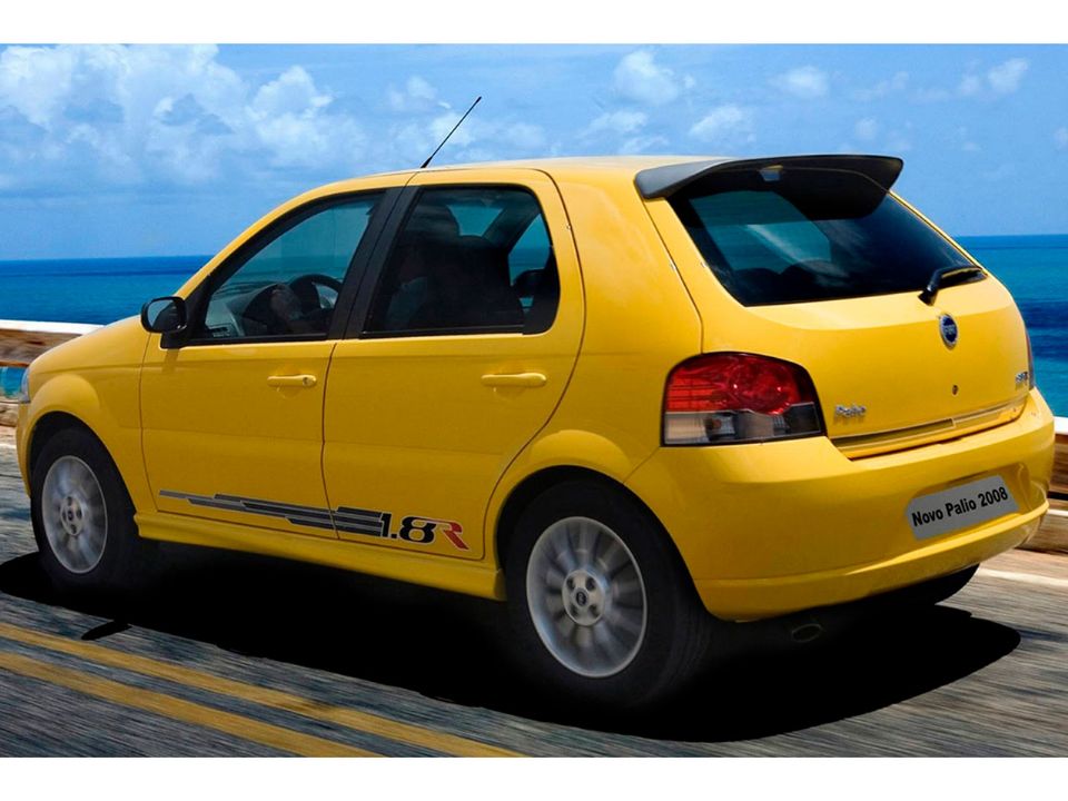 Fiat�Palio 2008 - �ngulo traseiro