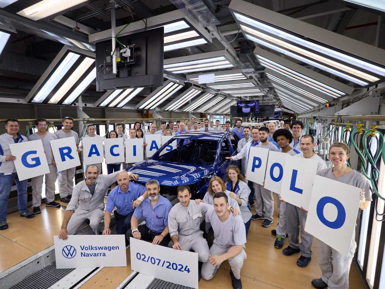 Última unidade do VW Polo produzido na Europa sai da linha de montagem Última unidade do VW Polo produzido na Europa sai da linha de montagem