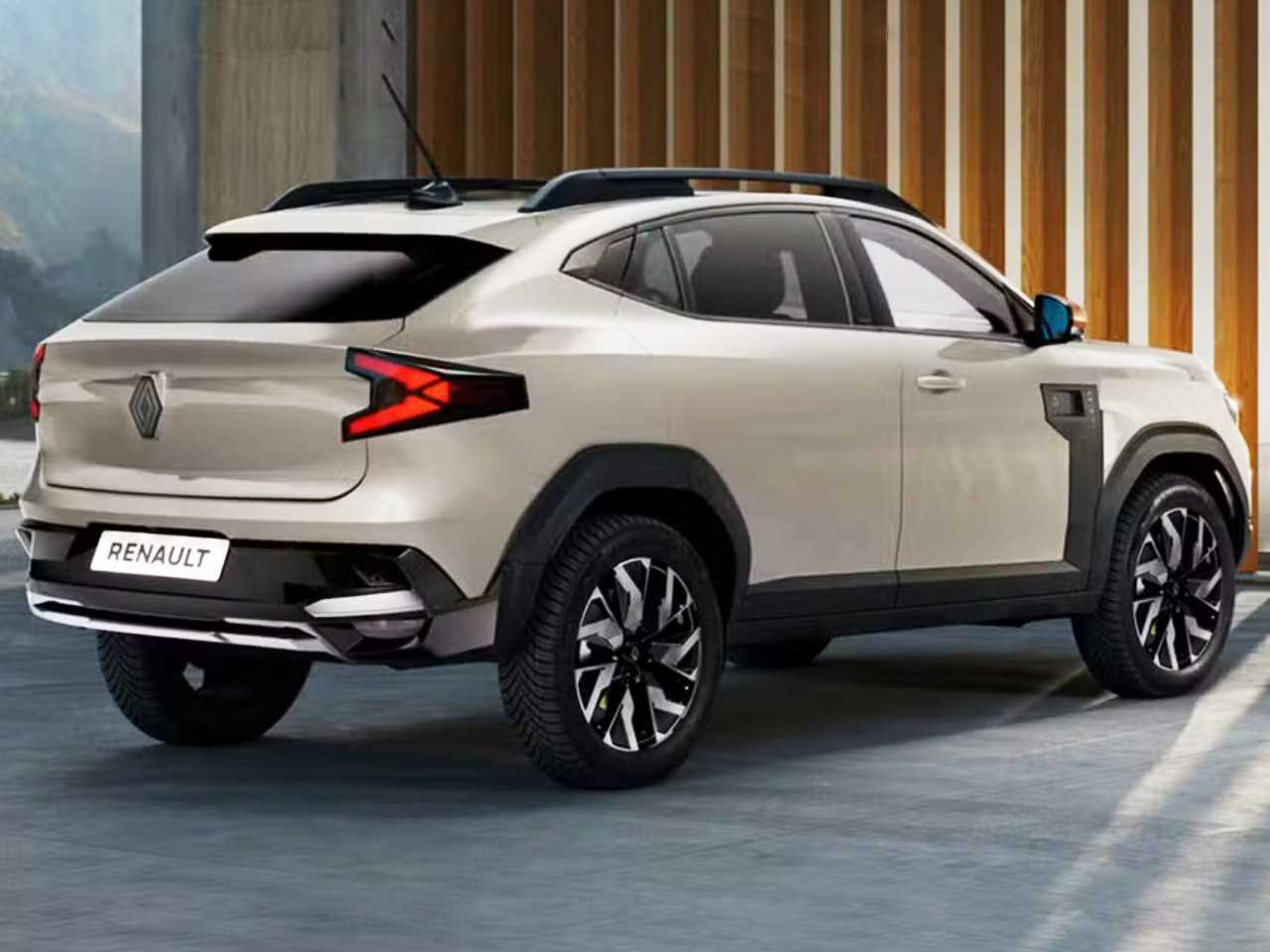 Traseira do novo SUV da Renault tem as mesmas lanternas do novo Duster, que são full LED Traseira do novo SUV da Renault tem as mesmas lanternas do novo Duster, que são full LED