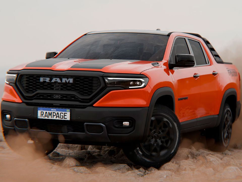RAM�Rampage 2025 - �ngulo frontal