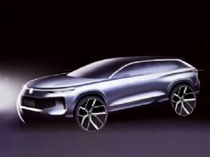 VW mostra esbo�o de novo Tayron, SUV de 7 lugares que ser� fabricado em SP