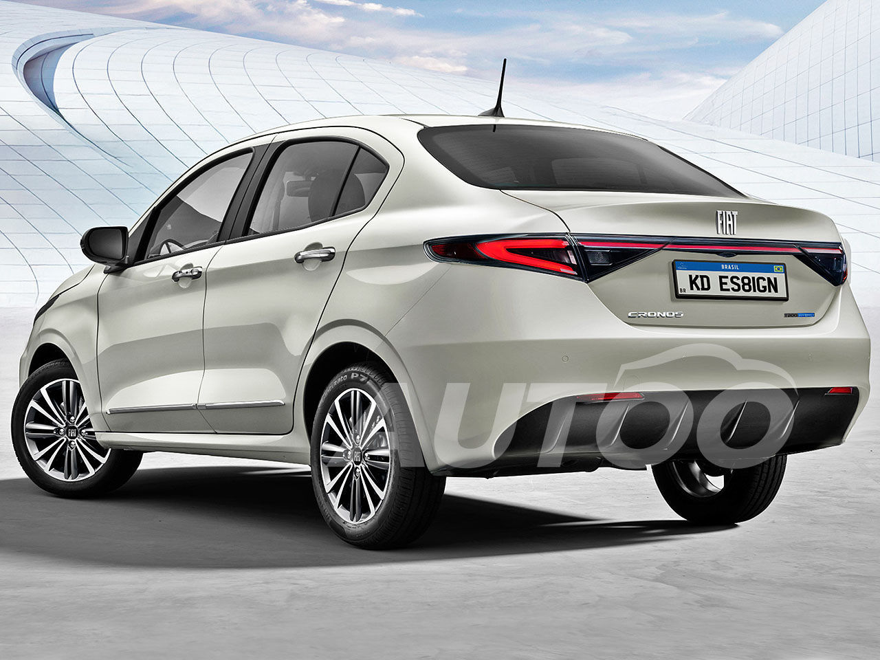 Projeção não oficial do Fiat Cronos 2026 Projeção não oficial do Fiat Cronos 2026