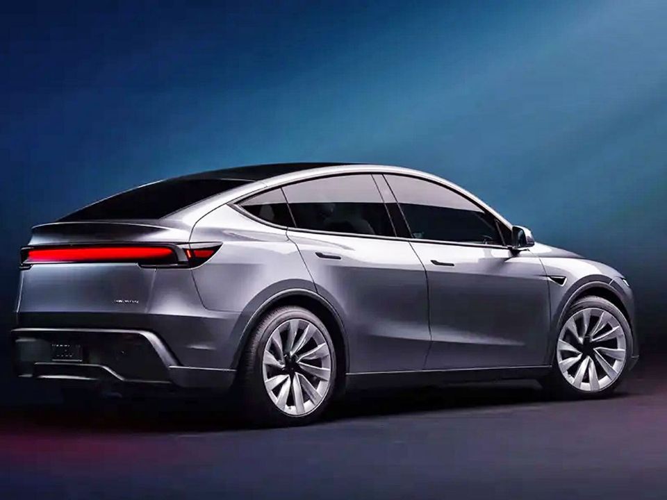 Tesla�Model Y 2025 - �ngulo traseiro
