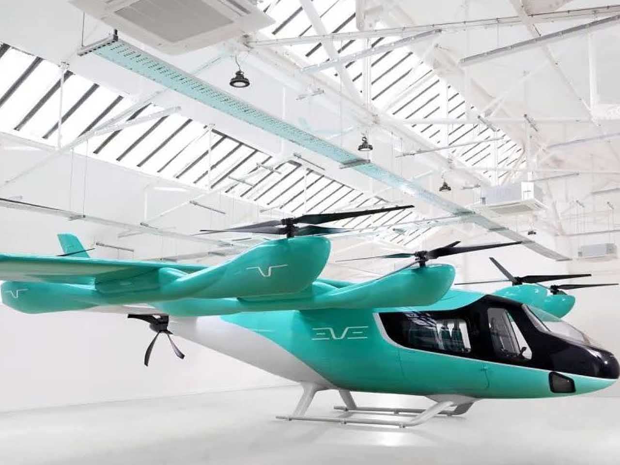 Carro voador da Eve, empresa controlada pela Embraer