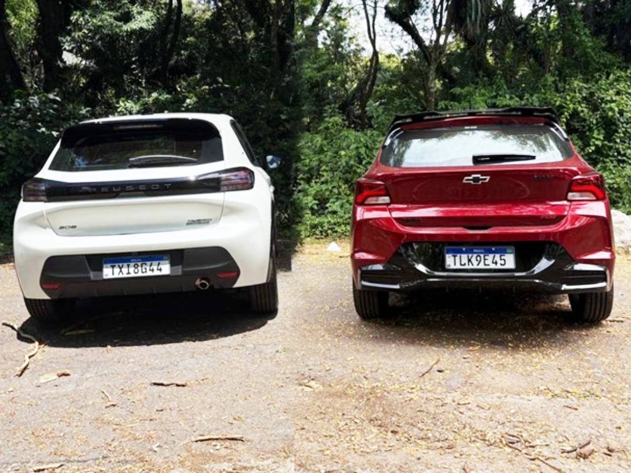 Chevrolet Onix RS e Peugeot 208 GT Hybrid Chevrolet Onix RS e Peugeot 208 GT Hybrid
