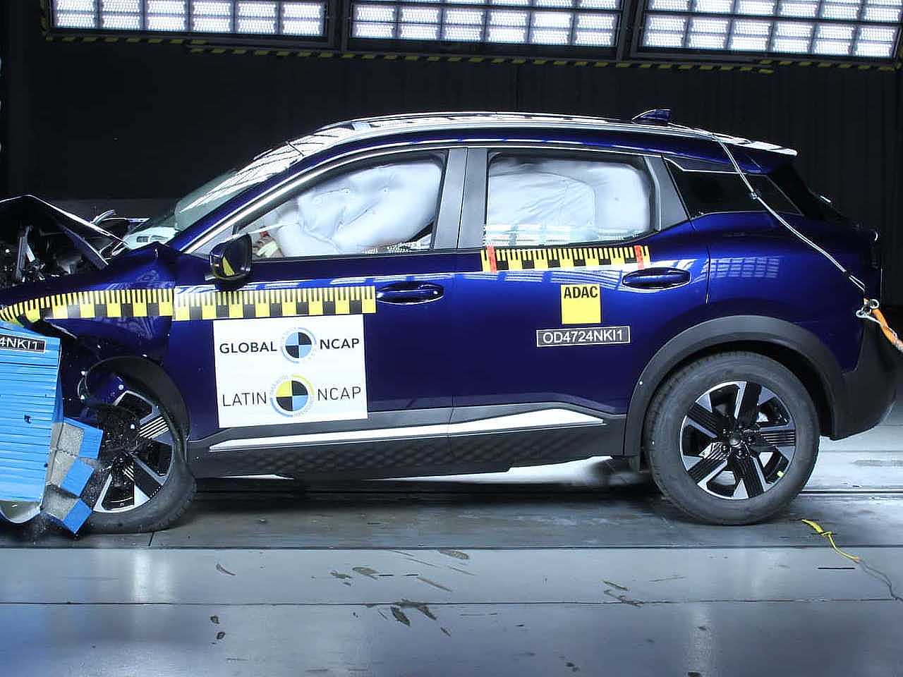 Novo Kicks brilhou nos testes de impacto, garantindo 90,32 na proteção