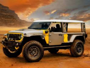 Jeep mostra Wrangler com rede e patinete; conhe�a o Bug Out 4xe