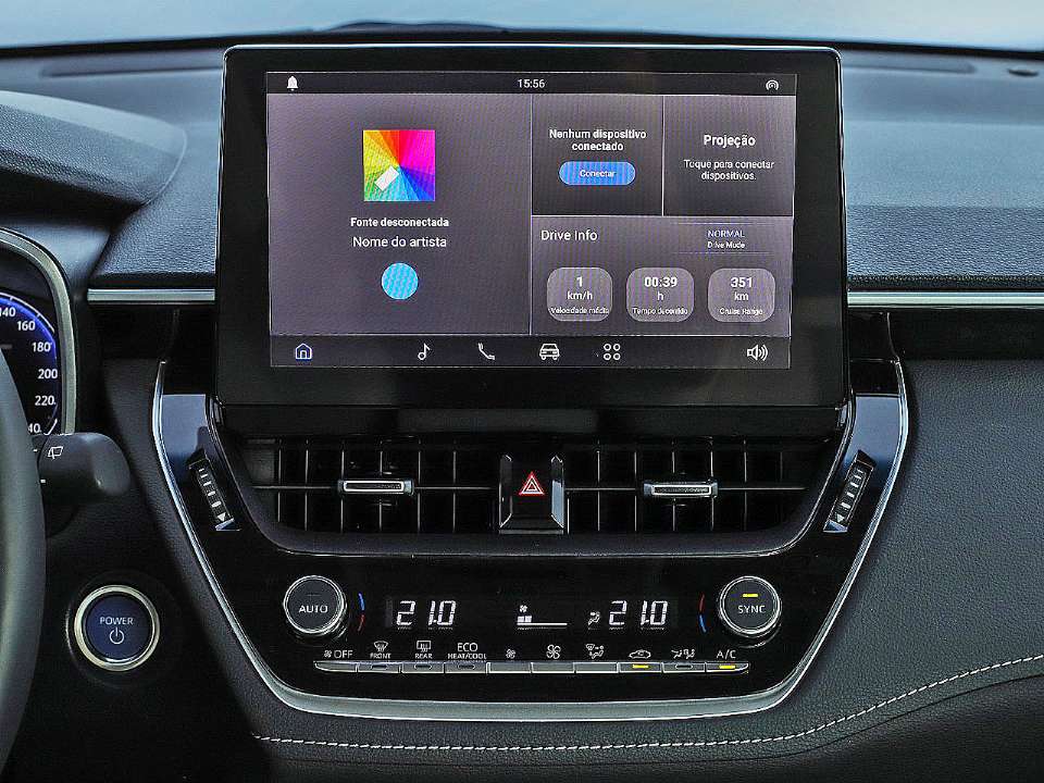 Toyota�Corolla Cross 2026 - console central