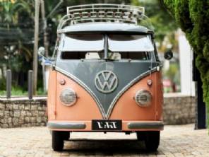 Kombi de 64 anos Salm�o e Cinza Nardo � �nica no mundo; saiba pre�o da raridade