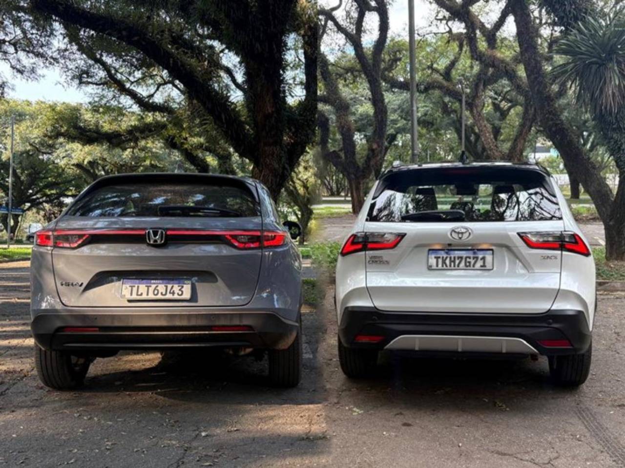 Honda HR-V e Toyota Yaris Cross Honda HR-V e Toyota Yaris Cross