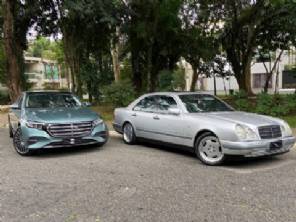 Mercedes Classe E: encontro de gera��es mostra 30 anos de evolu��o do sed�; assista ao v�deo