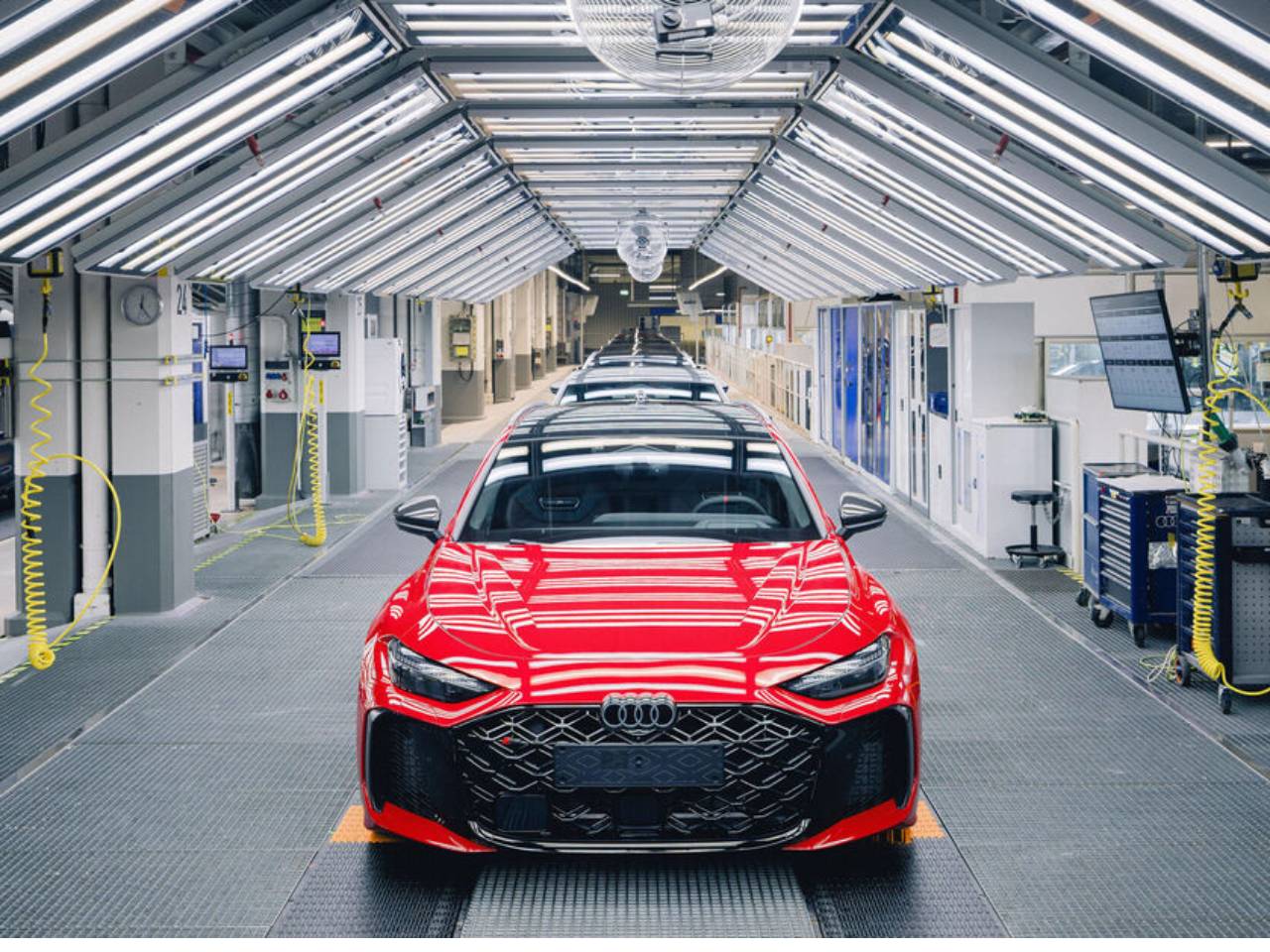Fábrica da Audi em Neckasulm, na Alemanha Fábrica da Audi em Neckasulm, na Alemanha