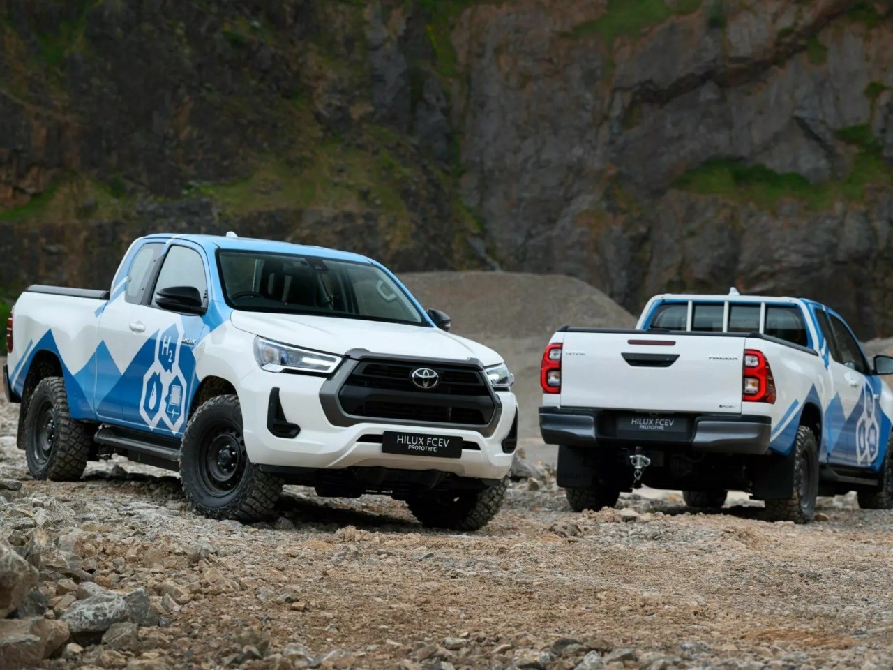 Hilux movida a hidrogênio Hilux movida a hidrogênio