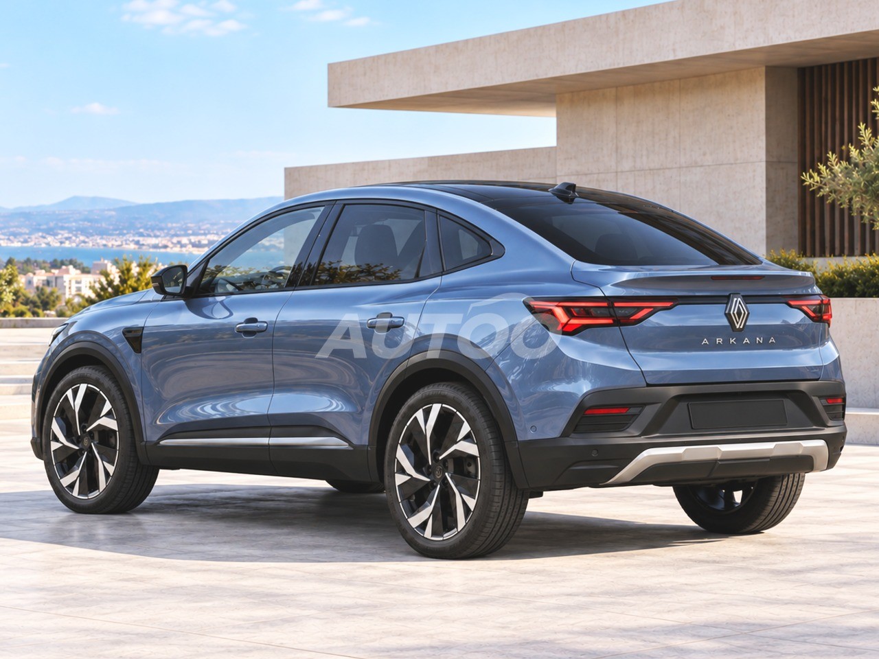 Projeção independente feita com IA de um futuro SUV cupê da Renault Projeção independente feita com IA de um futuro SUV cupê da Renault