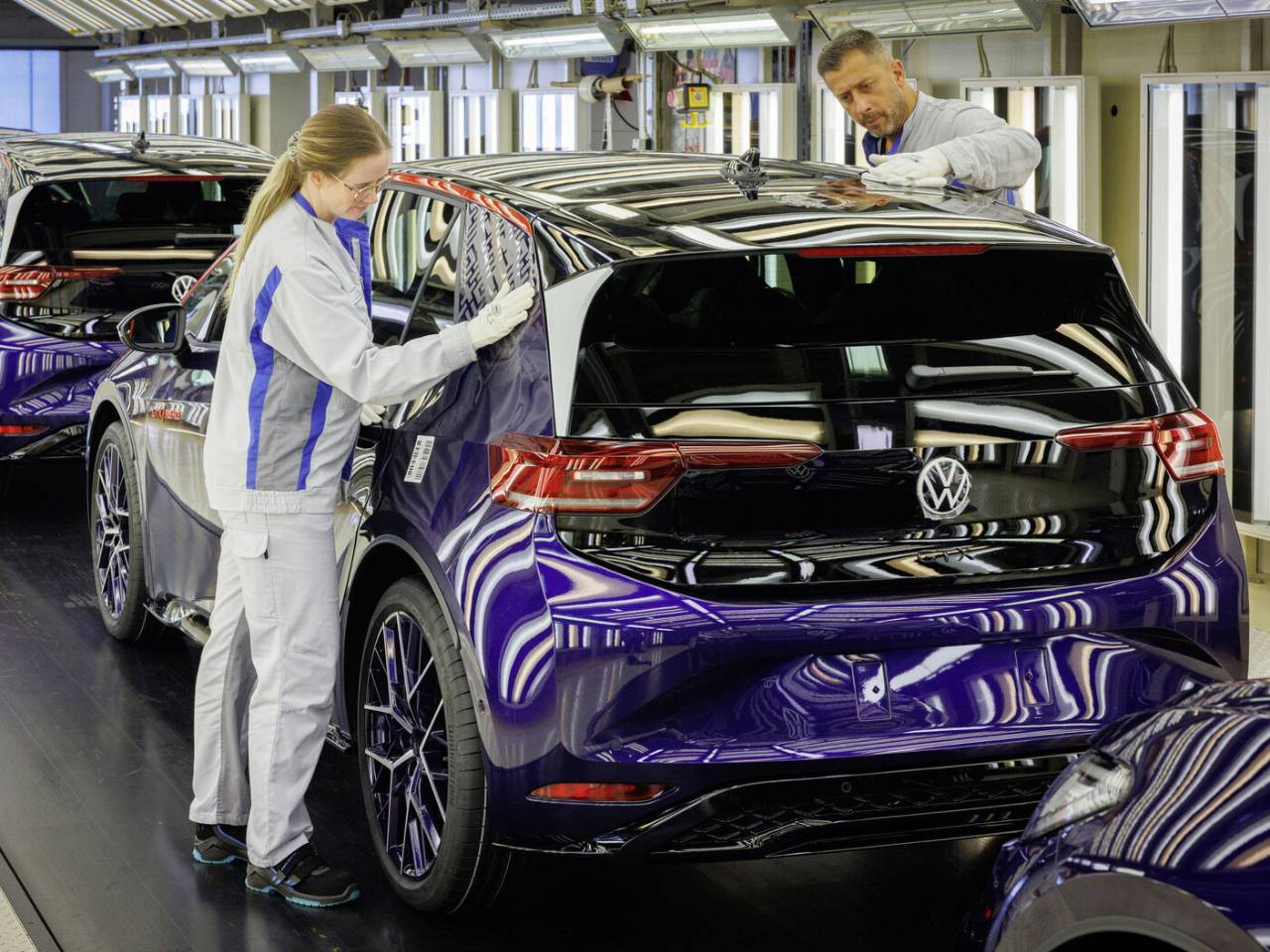 Fábrica da Volkswagen em Zwickau, na Alemanha Fábrica da Volkswagen em Zwickau, na Alemanha