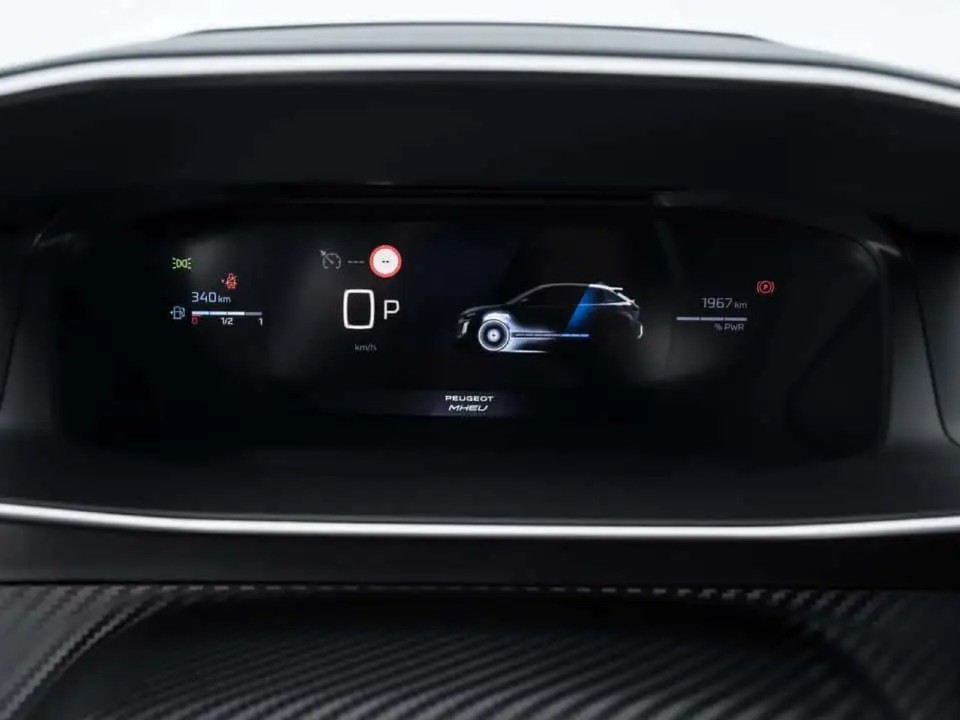 Peugeot�208 2027 - painel de instrumentos